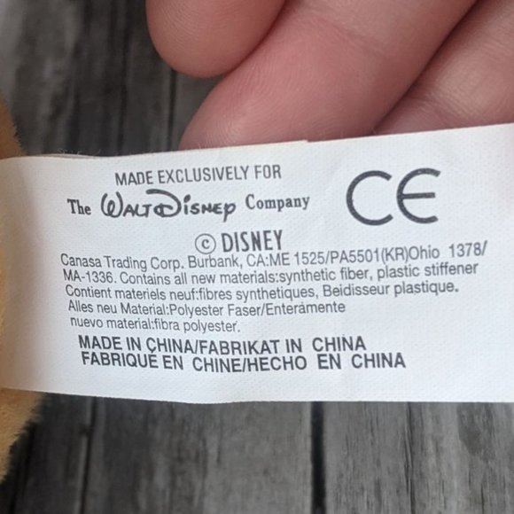 Winnie the Pooh Back to School Plush Vintage Disney NWOT - Picture 7 of 7